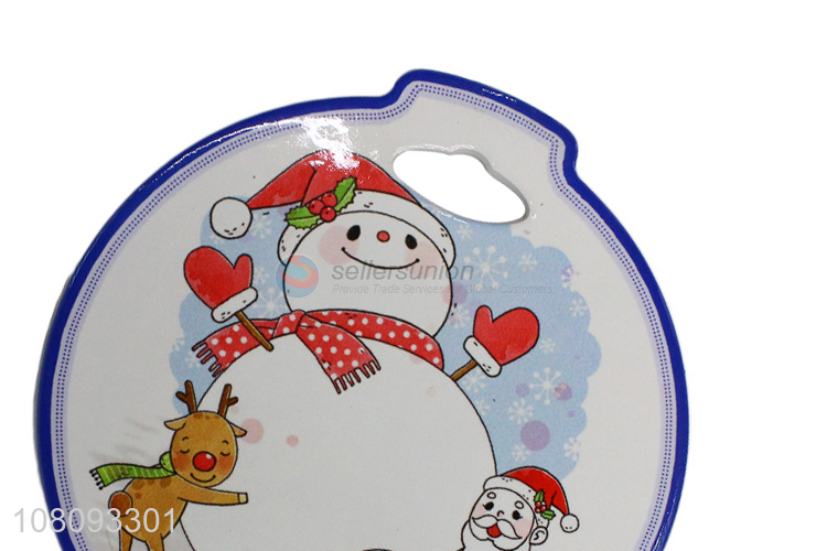 New hot sale Christmas ceramic coffee coaster Christmas cork cup mat
