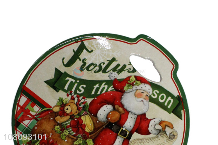 Low price Christmas ceramic tea cup coaster cork Christmas placemat