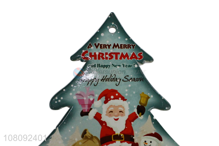 Yiwu market Christmas ceramic tea cup mat cork coaster for drinks