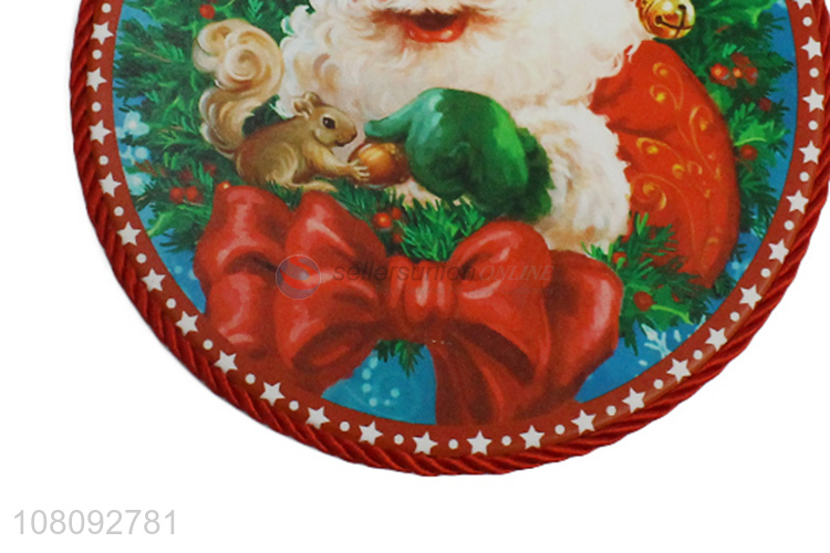 Good quality Christmas ceramic coffee coaster cup mat cork coaster