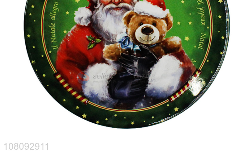 Hot selling Christmas ceramic drinks coaster porcelain pot holder