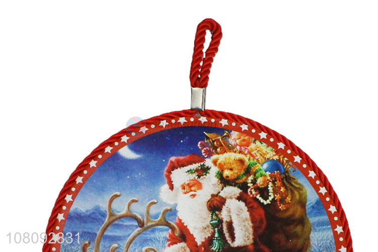 Recent desgin Christmas ceramic coaster cup mat household pot holder