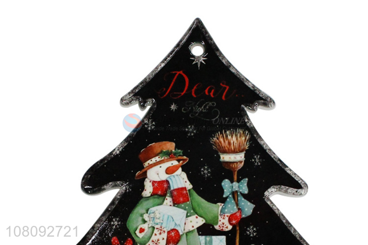 Recent desgin water-absorbent cork ceramic Christmas drinks coasters