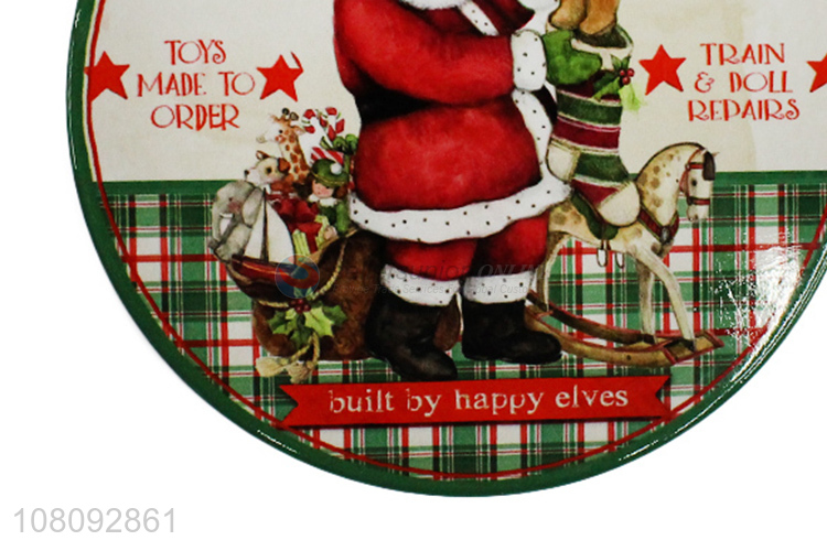 New hot sale decorative Christmas series ceramic cork coffee coaster