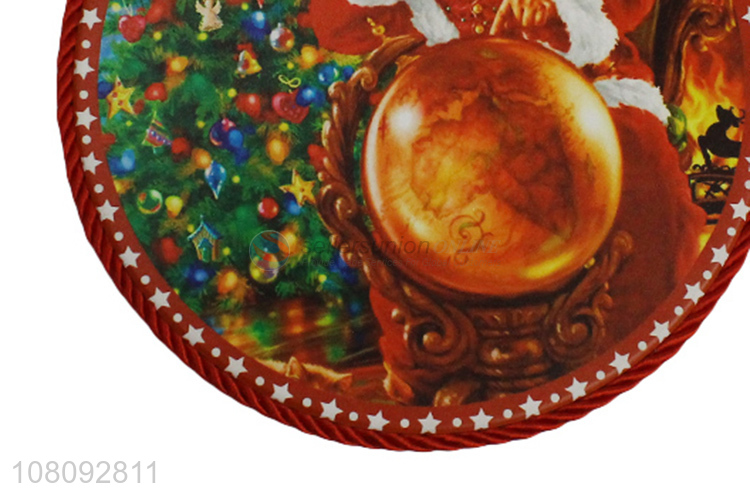 China supplier water-absorbent Christmas ceramic coaster pot holder