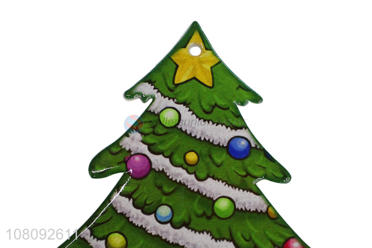 Recent desgin water-absorbent Christmas ceramic cork coaster tablemat