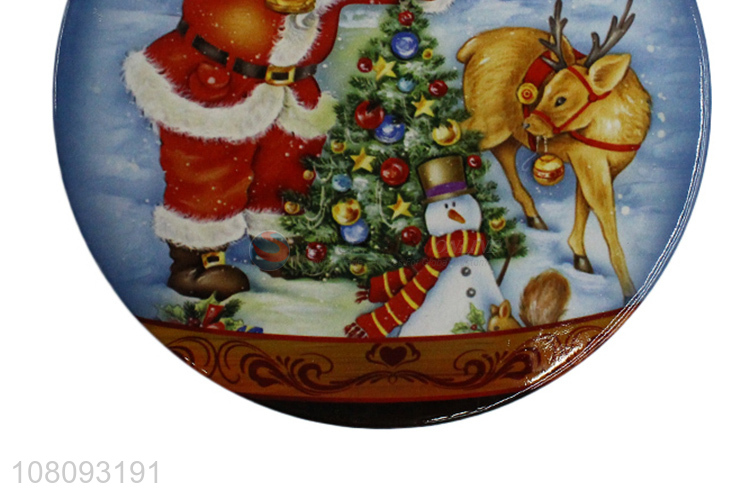 New hot sale custom Christmas ceramic cup mats Xmas cork heat pads