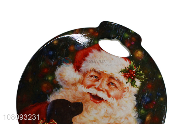 Factory supply Christmas ceramic cuo mug coaster ceramic drinks coaster