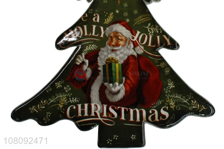 Hot selling ceramic Xmas heat pad ceramic drinks beer coffee coaster