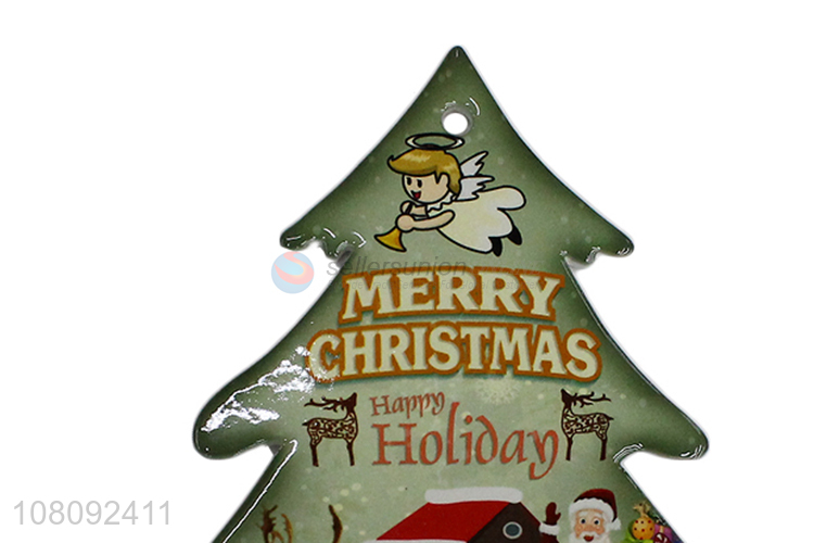 Best selling water-absorbent Christmas ceramic coaster pot holder