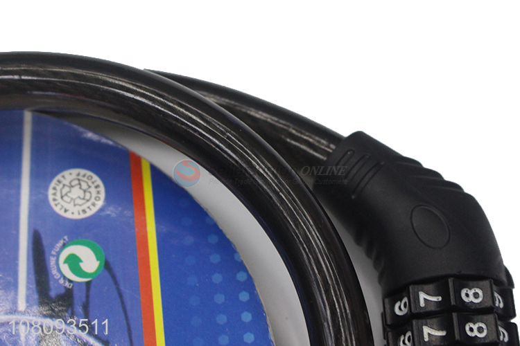 Top selling durable anti-theft bicycle cable password lock