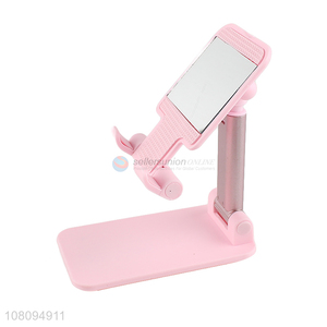Fashion Style Plastic Folding Desktop Cell Phone Holder Stand