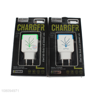 Hot Selling Fast Charger With Quick USB Cable For Mobile Phone