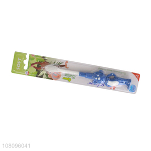 Best selling creative children kids toothbrush with animal shape handle