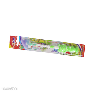 Cute design tooth care children toothbrush with cartoon handle