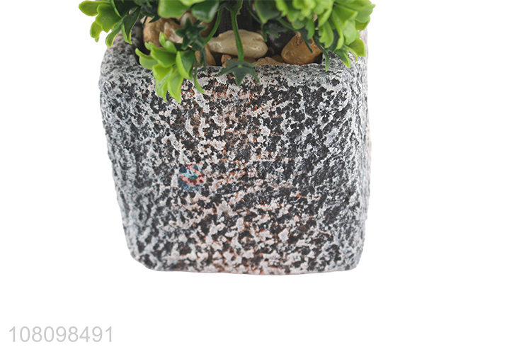 Wholesale Simulation Bonsai Artificial Potted Plant For Room Decoration