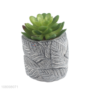 Custom Artificial Succulents Simulation Flower <em>Pot</em> Decorative <em>Bonsai</em>