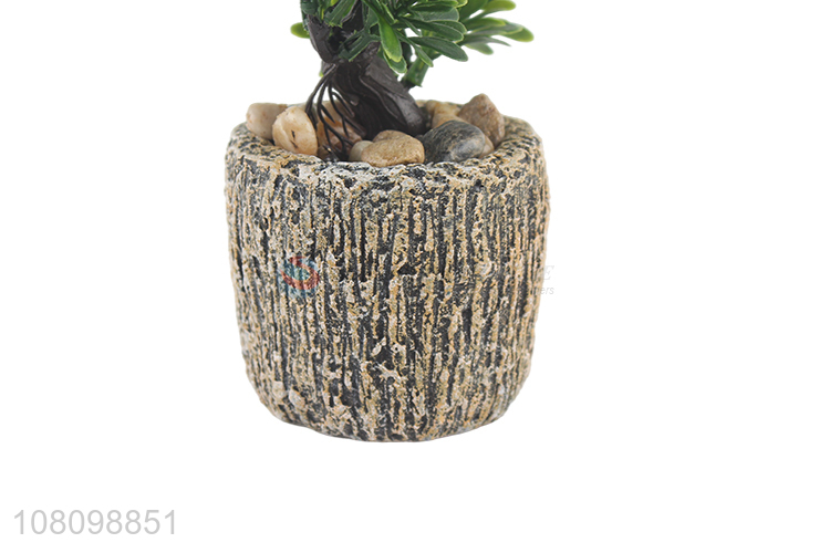 Fashion Style Simulation Potted Plant Decorative Artificial Bonsai