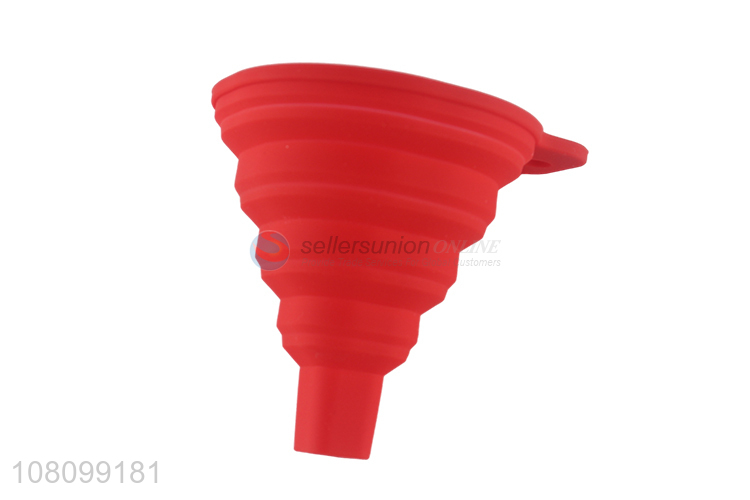Good Quality Multipurpose Foldable Silicone Funnel For Sale