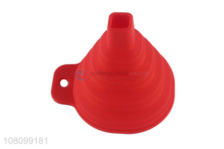 Good Quality Multipurpose Foldable Silicone Funnel For Sale
