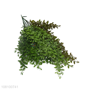 Cheap price green leaves simulation plants rattan for sale