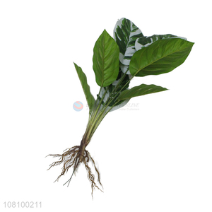 Low price <em>green</em> leaves decorative artificial <em>plants</em> for sale