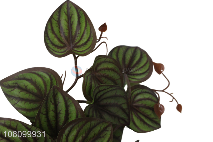 Factory price green leaves simulation plant garden decoration