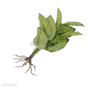 Factory direct sale <em>green</em> leaves artificial <em>plants</em> for decoration