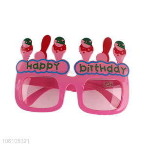 Recent design novelty birthday party sunglasses for kids and adults
