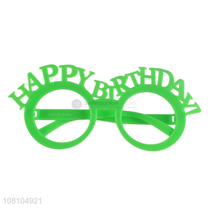 Hot selling happy birthday party glasses birthday party props