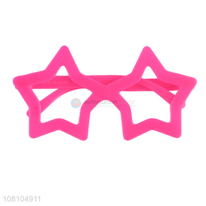 High quality star shape party glasses funny photo props for kids