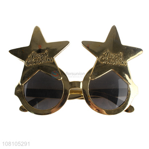 China supplier gold star party glasses sunglasses fashion eyeglasses