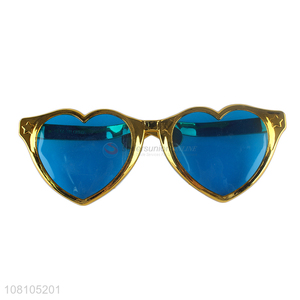 New arrival heart party glasses trendy women costume sunglasses
