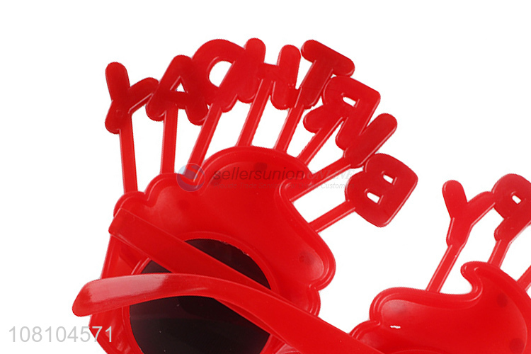 High quality happy birthday party glasses novelty kids sunglasses