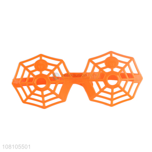 Best selling novelty spider web party glasses Halloween party props