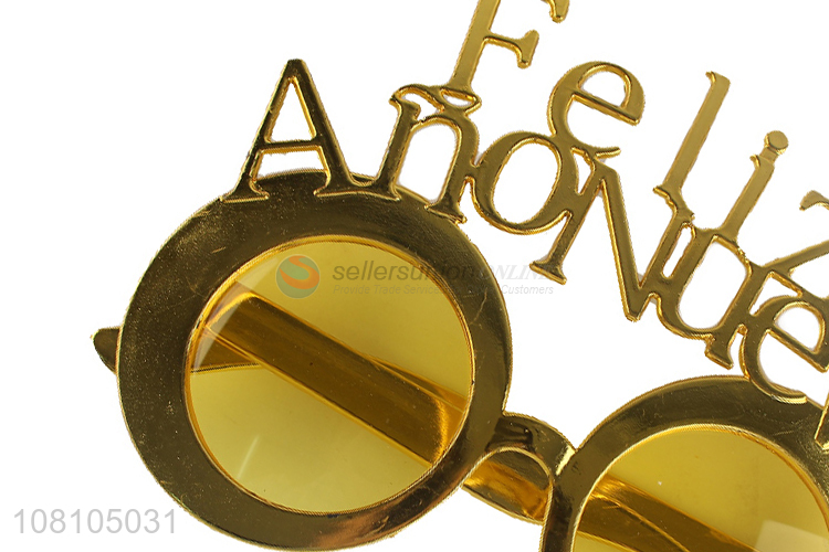New arrival gold letter party glasses sunglasses party supplies