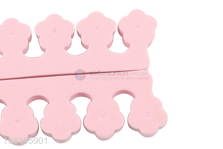 China factory 2pieces pedicure cotton toe separator for sale