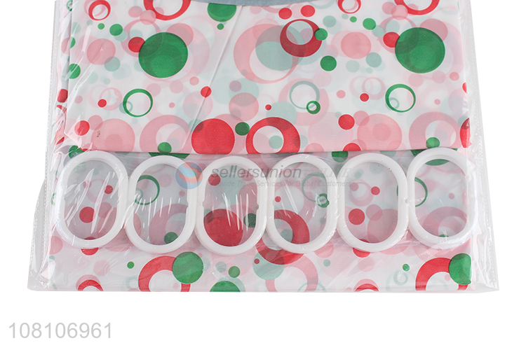 China factory printed eco0friendly shower curtain for sale