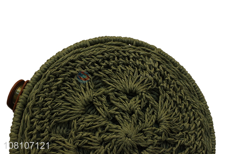High Quality Handmade Round Straw Bag Shoulder Bags