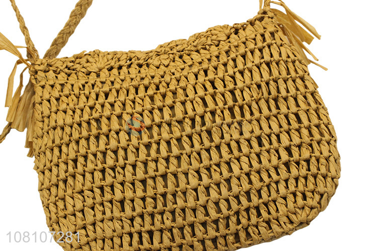 Personalized Design Handmade Straw Woven Bag Shoulder Bags