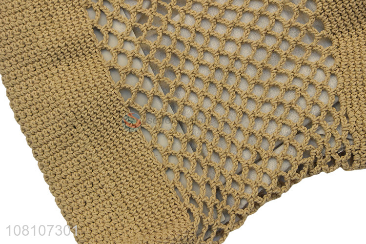 Hot Selling Handmade Woven Women Casual Handbag Tote Bag