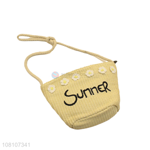 Wholesale Summer Handmade Shoulder Bag Straw Bag For Women