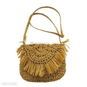 Personalized Design Handmade Straw Woven Bag Shoulder Bags