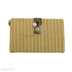 Simple Style Ladies Shoulder Bag Handmade Woven Bag