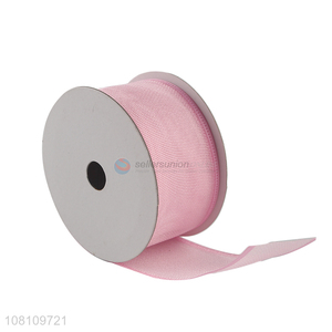 Low price solid color wide polyester <em>ribbon</em> Christmas <em>ribbon</em>