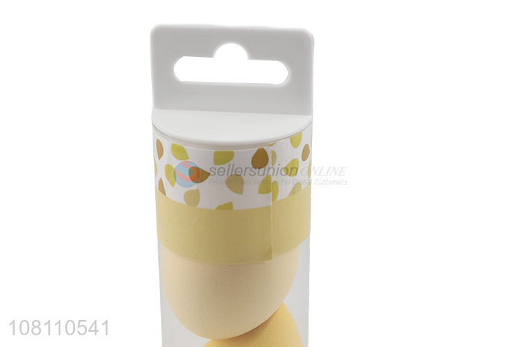 Popular products yellow boxed soft beauty egg ladies toiletries
