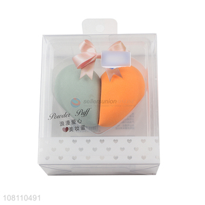 High Quality Heart-shaped Makeup Egg Set Ladies Makeup Puff