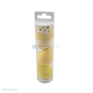 Popular products yellow boxed soft beauty egg ladies toiletries