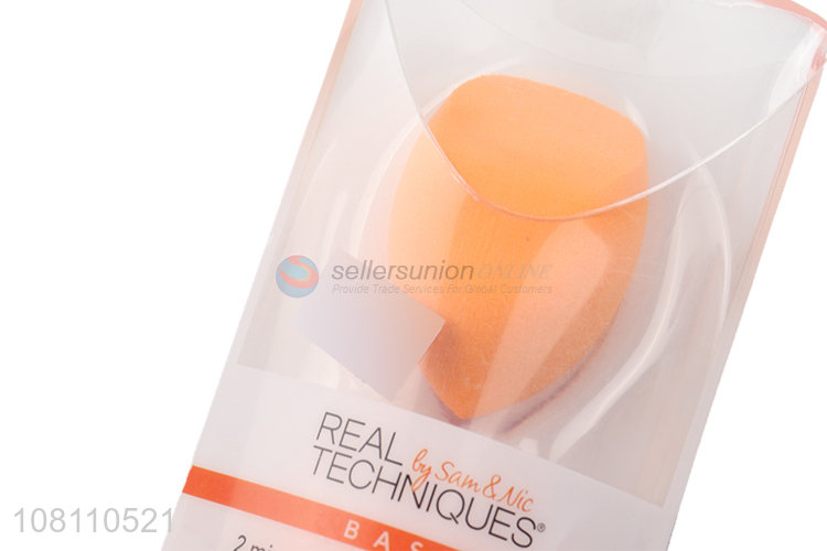 Good quality orange irregular ladies cosmetic puff for sale