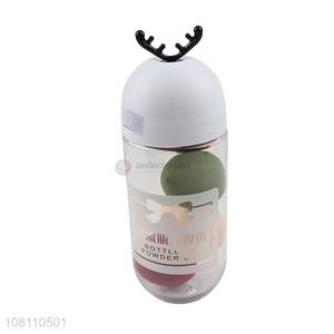 New arrival multicolor portable bottled beauty egg for ladies